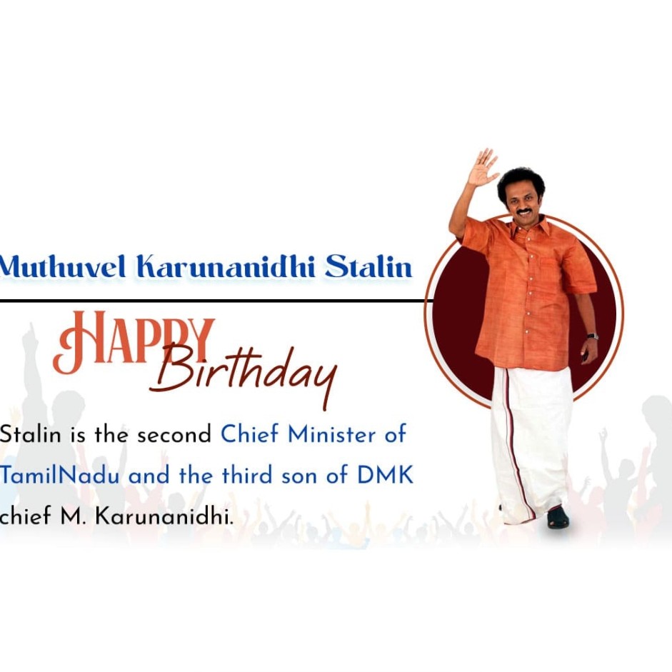 M.K. Stalin Birthday Free status